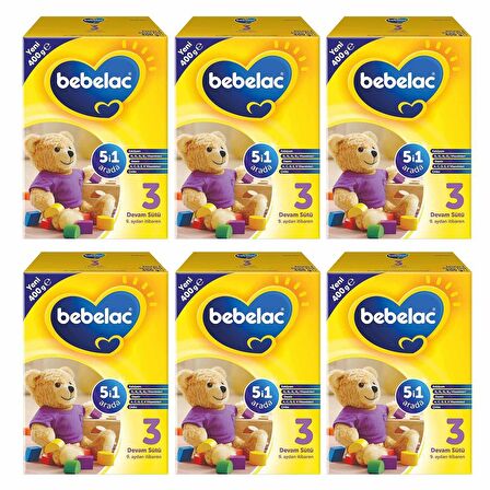 Bebelac 3 Prebiyotik Devam Sütü 2400 gr