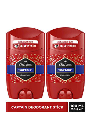 Old Spice Captain Erkek Deodorant Stick 50 Ml X 2