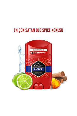 Old Spice Captain Erkek Deodorant Stick 50 Ml X 2