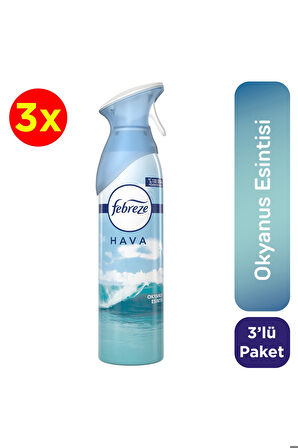 Febreze Hava Frh Sprey Oda Kokusu Okyanus Est 185 ml X3