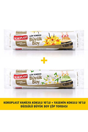 Vanilya Büzg. Büy.çöp Torbası 10lux1 Adet Yasemin Kok. Büzg.çöp Torbası 10lux1 Adet