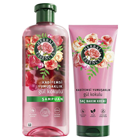 Herbal Es Kadife Yumuşaklık Gül Koku Bak Kr 250Ml+Şamp250Ml