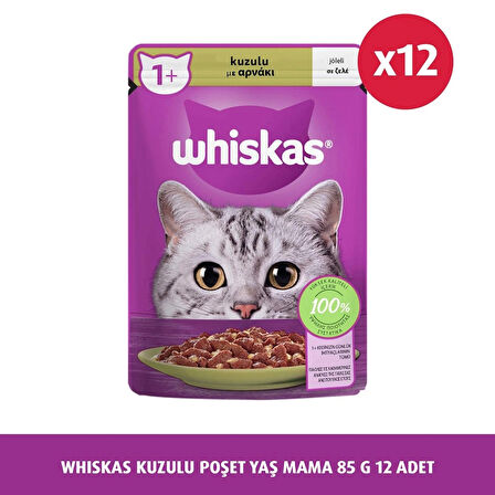 Kuzulu Poşet Kedi Yaş Mama 85 G 12x