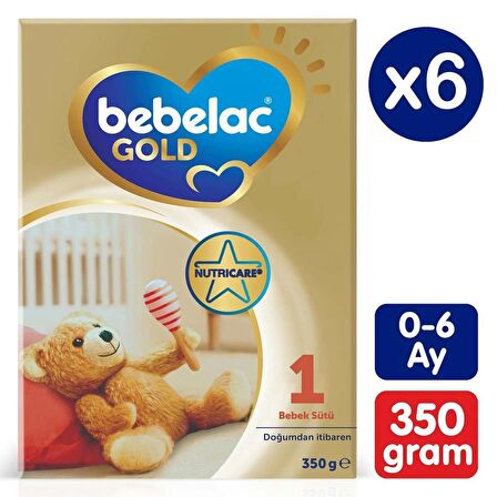 Gold 1 Bebek Sütü 6X350 G 0-6 Ay Avantaj Paket