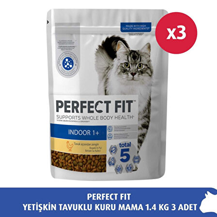 Yetişkin Tavuklu Kedi Kuru Mama 1.4 Kg 3x