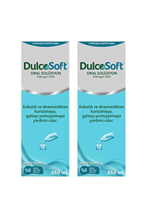 DULCOSOFT ORAL SÜSPANSİYON 250ML ŞİŞE 2'Lİ AVANTAJ PAKETİ