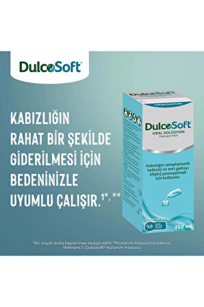 DULCOSOFT ORAL SÜSPANSİYON 250ML ŞİŞE 2'Lİ AVANTAJ PAKETİ