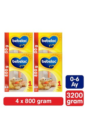 Bebelac 1 Bebek Sütü 800 g x 4 adet