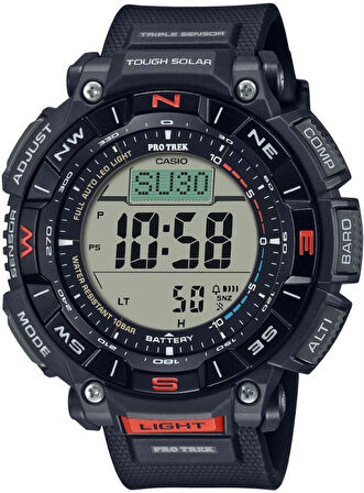 Casio Protrek PRG-340-1 Siyah Orijinal Silikon Saat Kordonu
