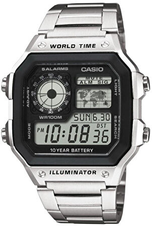 Casio W-216H AE-1200 AE-1300 Orijinal Çelik Saat Kordonu