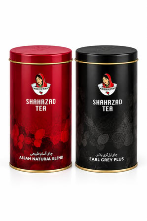 Shahrzad İkili Teneke İran Çayı (500 gr Kokulu ve 500 gr Kokusuz)