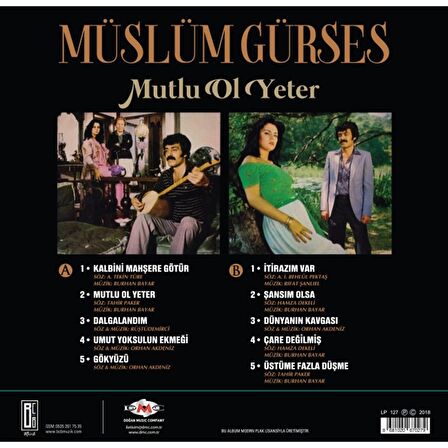 Müslüm Gürses - Mutlu Ol Yeter  (Plak)  