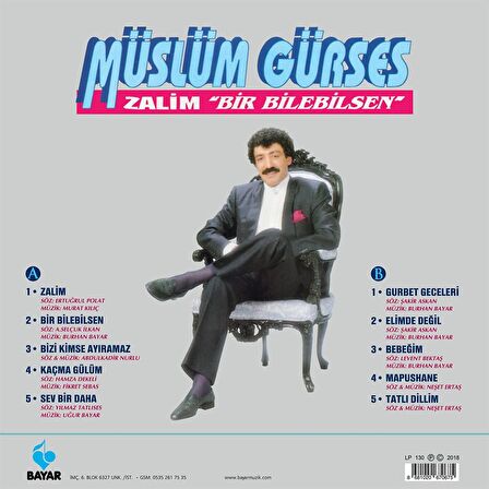 Müslüm Gürses - Zalim - Bir Bilebilsen  (Plak)  