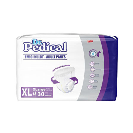 Dr.Pedical KÜLOT XL ExtraBüyük Boy 30 Adet
