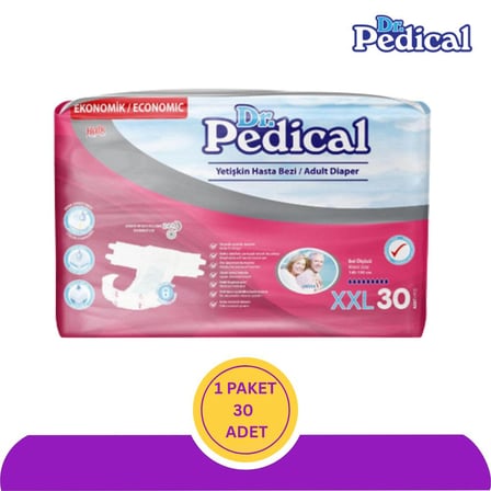 DR PEDİCAL XXL HASTA BEZİ TEKSTİL YÜZEY BEL BANTLI