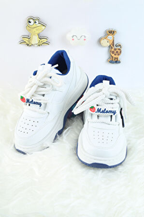 Unisex Çocuk Spor Ayakkabı Kuromi Spor Ayakkabı Özel Tasarım BaĞçıklı ve Cırtlı Çocuk Sneaker Spor