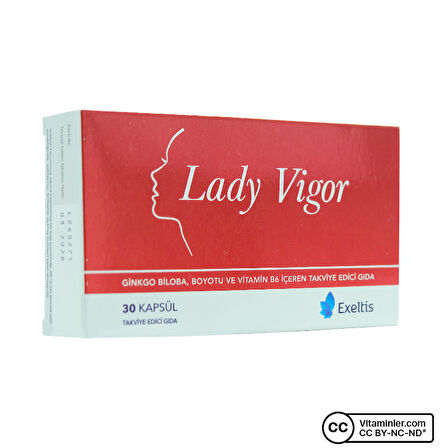 Exeltis Lady Vigor 30 Kapsül - AROMASIZ