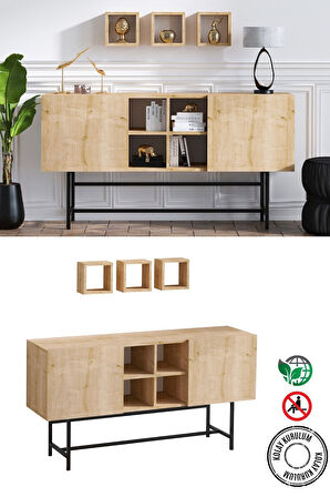 Decormet Odette Konsol Safir Meşe- Dec-20057