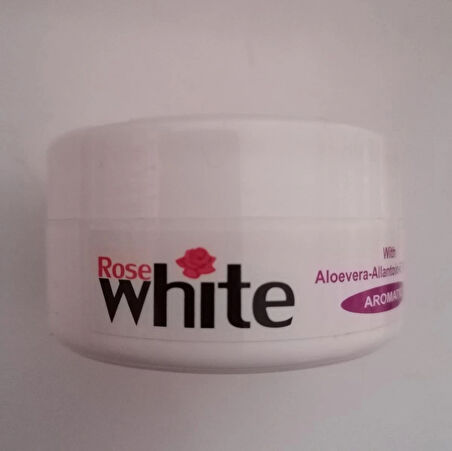 Rose White Gül kremi Aloevera+Allantoin ve E vitaminli 50ml