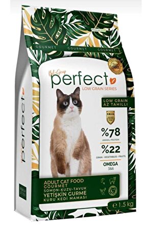 Az Tahıllı Yetişkin Gurme Kedi Maması 1.5 Kg