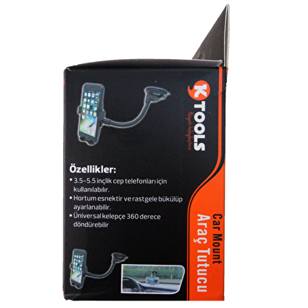 KTOOLS DRIVESAFE LONG MAVI TELEFON TUTUCU