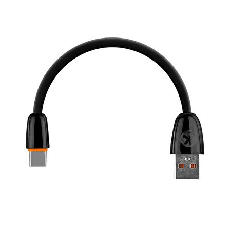 KTOOLS MINI 2A 20 CM SIYAH TYPE C DATA KABLO