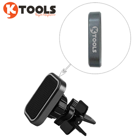 KTOOLS MAGNET SQUARE SIYAH TELEFON TUTUCU