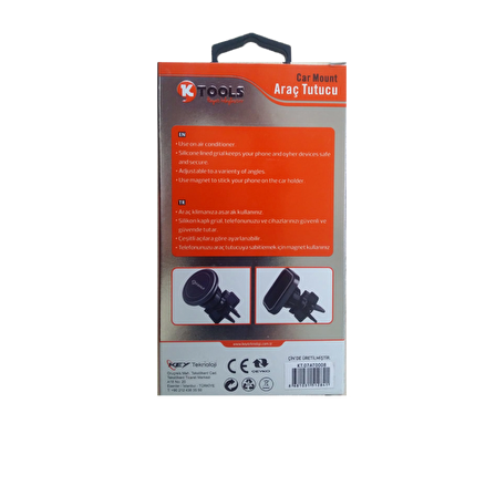 KTOOLS MAGNET SQUARE SIYAH TELEFON TUTUCU