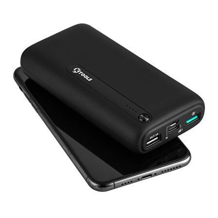 KTOOLS BOOST 20000 MAH QC 3.0/PD SIYAH POWERBANK