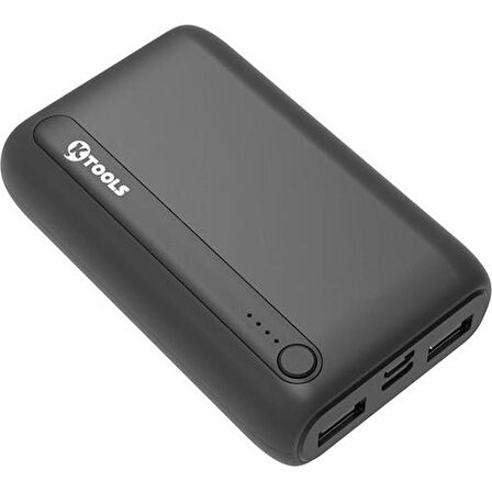 KTOOLS 10000 mAh Hızlı Şarj Powerbank Siyah 