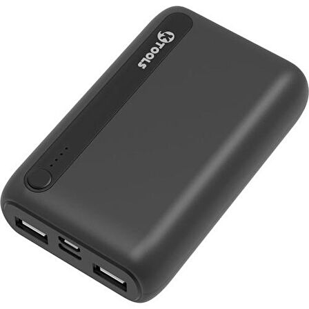 KTOOLS 10000 mAh Hızlı Şarj Powerbank Siyah 