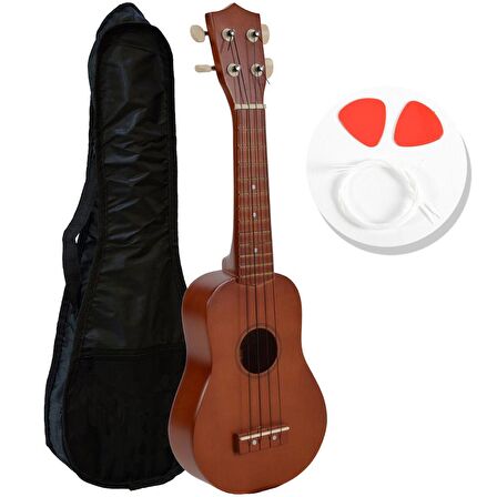 KA325BRN Soprano Ukulele Öğrenme Seti