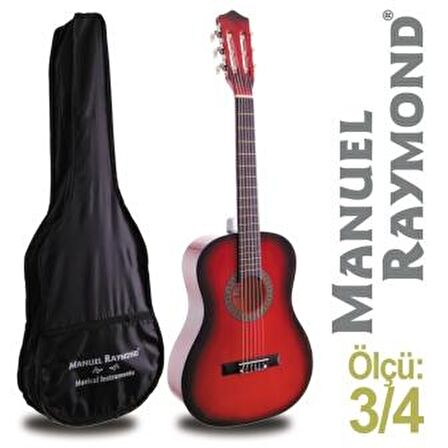 Klasik Gitar Junior Manuel Raymond MRC87RB (KILIF HEDİYE)