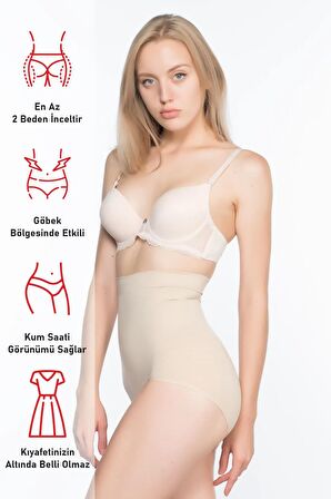 Ten 7024 Ince Yüksek Bel Slip Korse