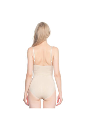 Kadın Bej Slip Body Boy Korse 2012