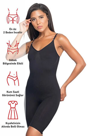 2071 Iz Yapmaz Body Boxer Korse Siyah