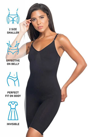 2071 Iz Yapmaz Body Boxer Korse Siyah