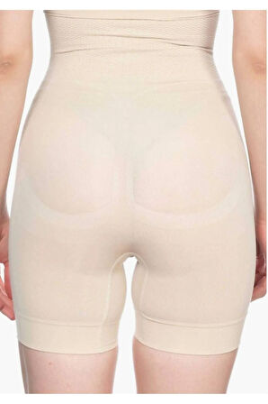 Kadın Ten Masaj Özellikli Paçalı Boxer Korse Yeni Sezon (1 Adet Ekonomik)