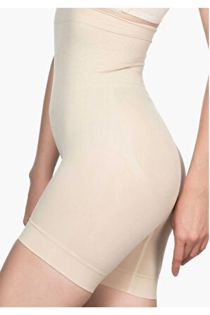 Kadın Ten Masaj Özellikli Paçalı Boxer Korse Yeni Sezon (1 Adet Ekonomik)