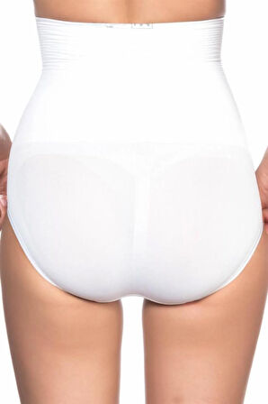 Kadın Bej Dikişsiz Masaj Özellikli Çift Kat Slip Korse 2029