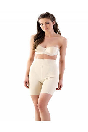 2814 İz Yapmaz Toparlayıcı Boxer Lohusa Korse Beyaz