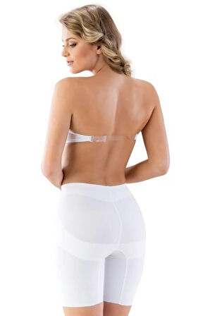 Toparlayıcı Lazer Kesim Boxer Korse Ten 2816