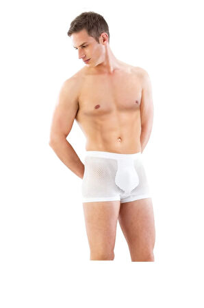 Dikişsiz Fileli Erkek Boxer 2 Renk 2'li Paket