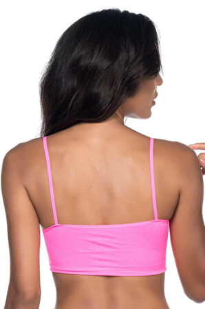 NEON FUŞYA MI Emay 4003 Soft İp Askı Büstiyer