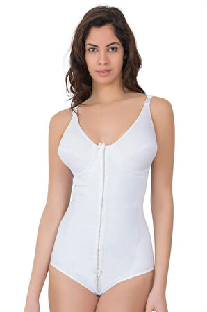 Beyaz 2871 Balenli Agraflı Toparlayıcı Boy Korse