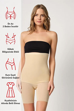 Siyah 2929 Double Tül Paçalı Lazer Korse