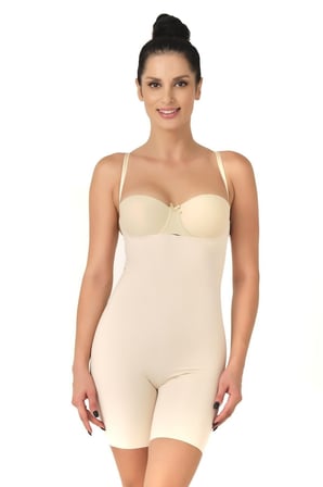 MI EMAY 2758 Lazer Kesim Göğsü Açık Boxer  Korse
