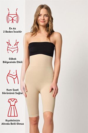 Ten Emay 2044 Yüksek Bel Double Uzun Paçalı Korse