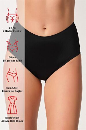 Siyah 2804 Yapıştırma Lazer Brezilya Slip