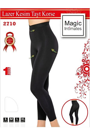 X88esksiyah 2710 Lazer Kesim Tayt Korse